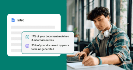 User analyzing document with SpineLegal Software for AI and external content detection.
