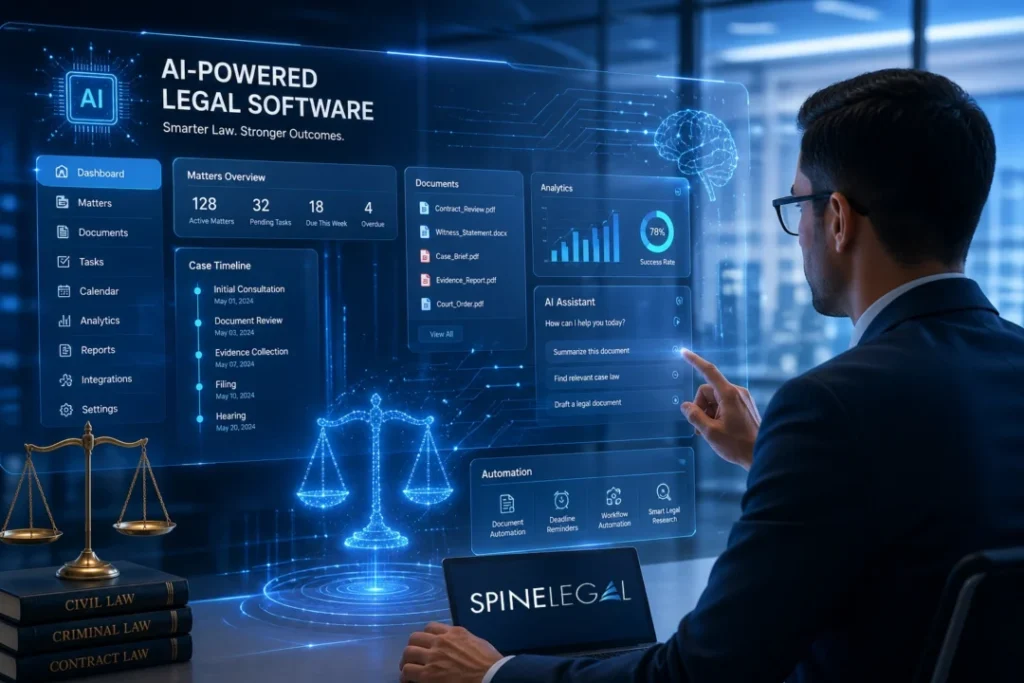 Legal Software AI platform for case management and document automation