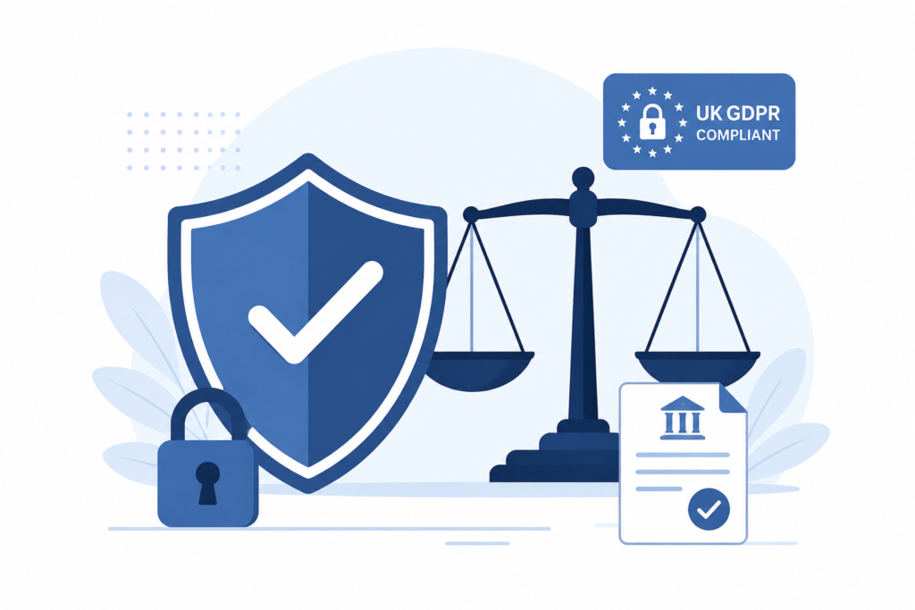 Compliance and data protection in AI-enabled legal office software